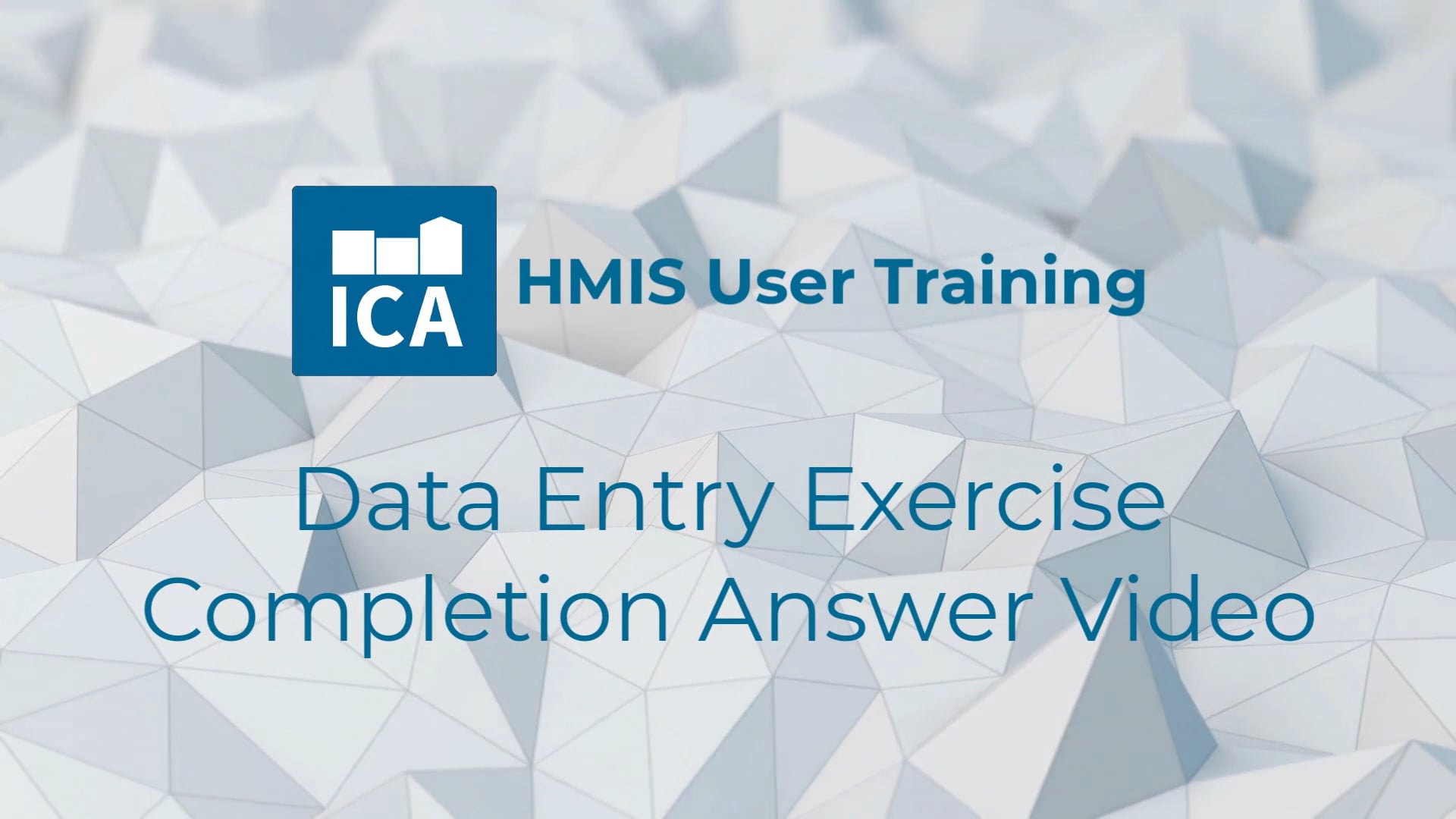 DAT101.6 Data Entry Exercise Completion Answer Video on Vimeo