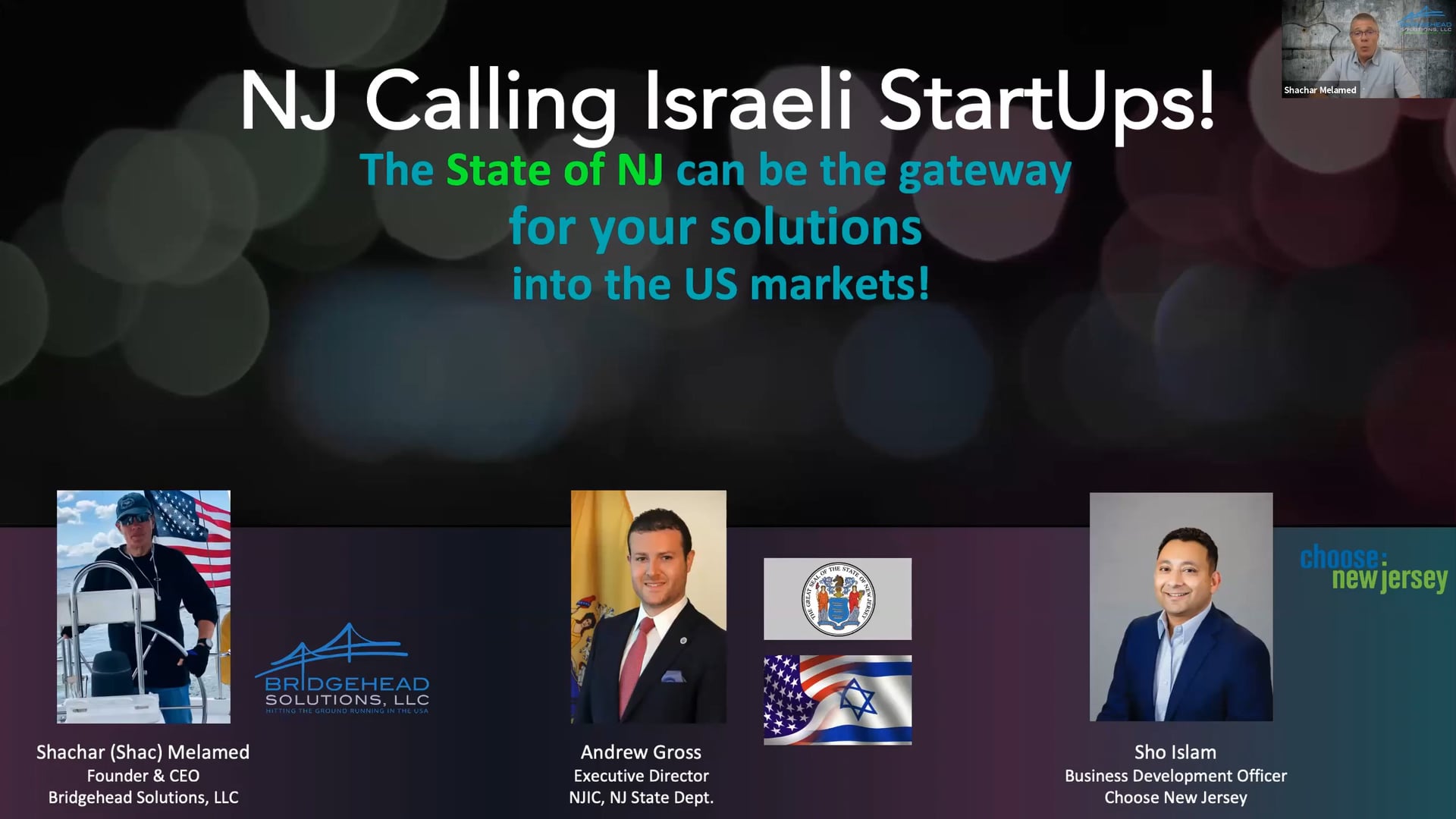 2020-09-03 BHS webinar - NJ Calling Israeli Startups