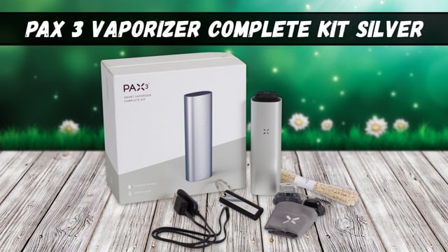 Портативний вапорайзер PAX 3 Vaporizer Complete Kit Silver (Пакс 3 Сільвер)
