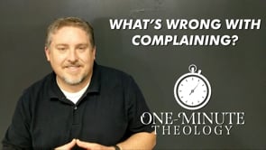 What's wrong with complaining?