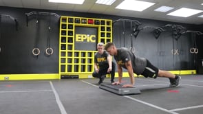 Inclined Press Ups
