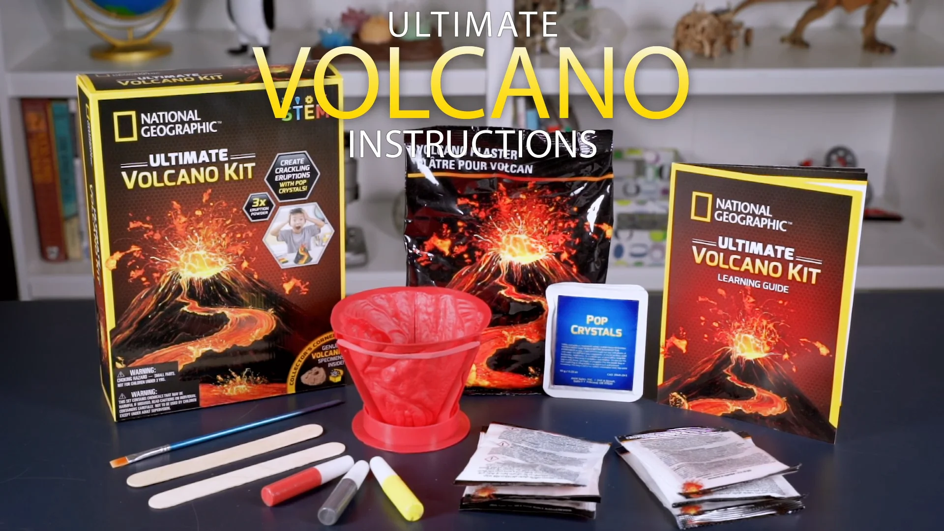 National Geographic Volcano Science Kit