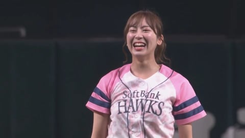 【始球式】HKT48の坂口理子さんが始球式!! 2020/9/5 H-M