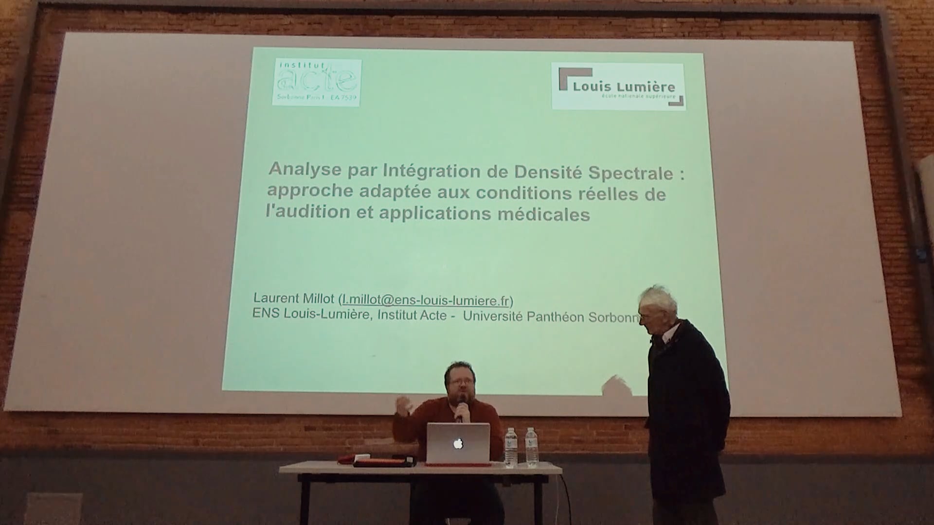 18 février 2020 Laurent Millot Analyse par intégration de Densité Spectrale approche adaptée aux conditions réelles de l'audition et applications médicales
