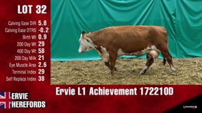 Lot #32 - L1 ACHIEVEMENT 172210