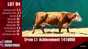 Lot #94 - L1 ACHIEVEMENT 141805E