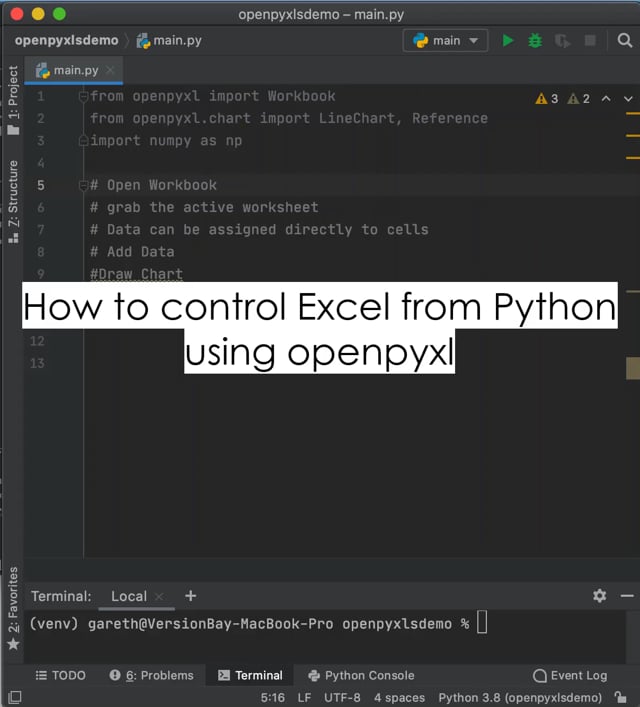 Python Tip: Controlling Excel from Python