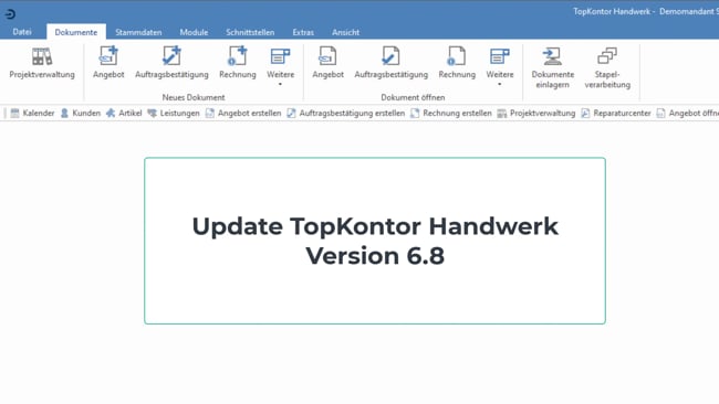 Neues Update Vers. 6.8.0