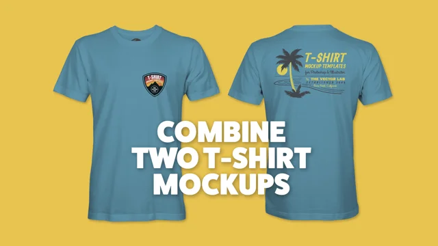 Men's T-Shirt Mockup Templates - TheVectorLab