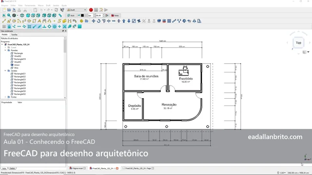 Download gratuito de blocos para AutoCAD - Allan Brito