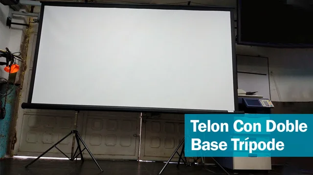 Telones con base Trípode para video beam