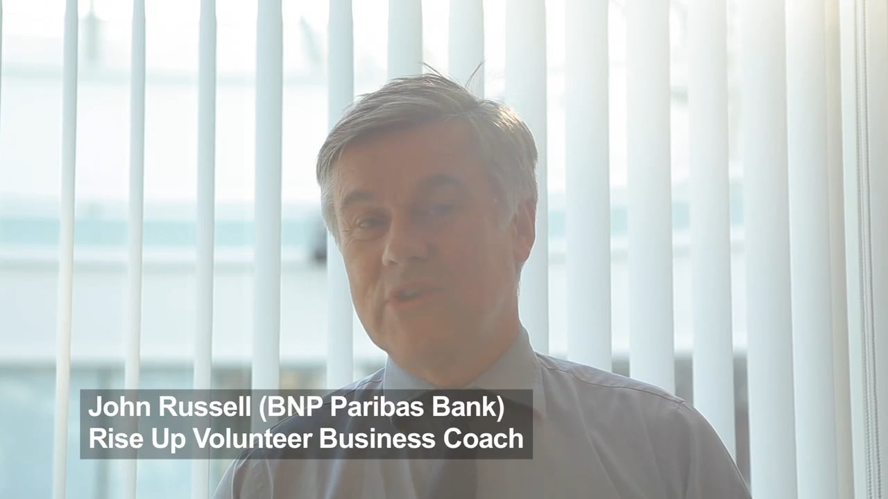 John Russell BNP Paribas Bank Rise Up CSR Volunteer Business Coach on Vimeo
