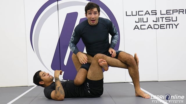 Heel Hook Escape Variation When Opponent Locks Legs to Back Take