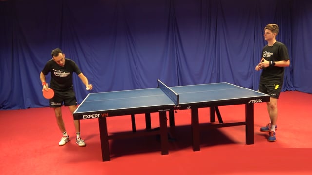 How to perform a half-long serve