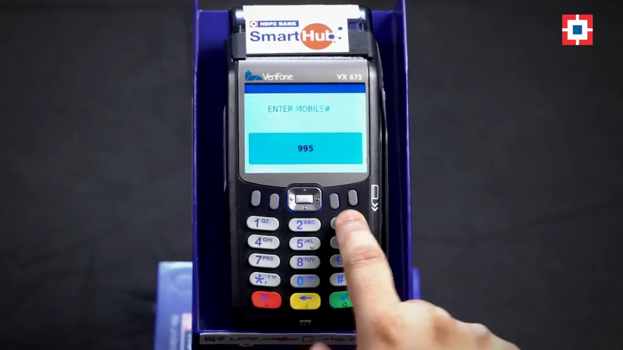 Hdfc swipe outlet machine