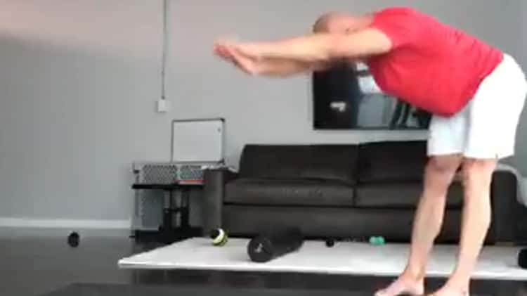 Single leg arm online reach