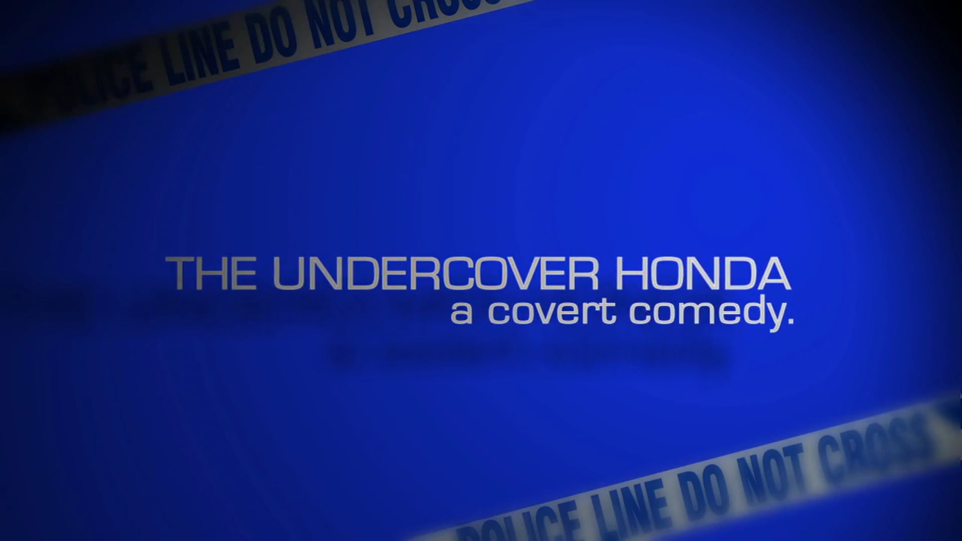 The Undercover Honda Trailer