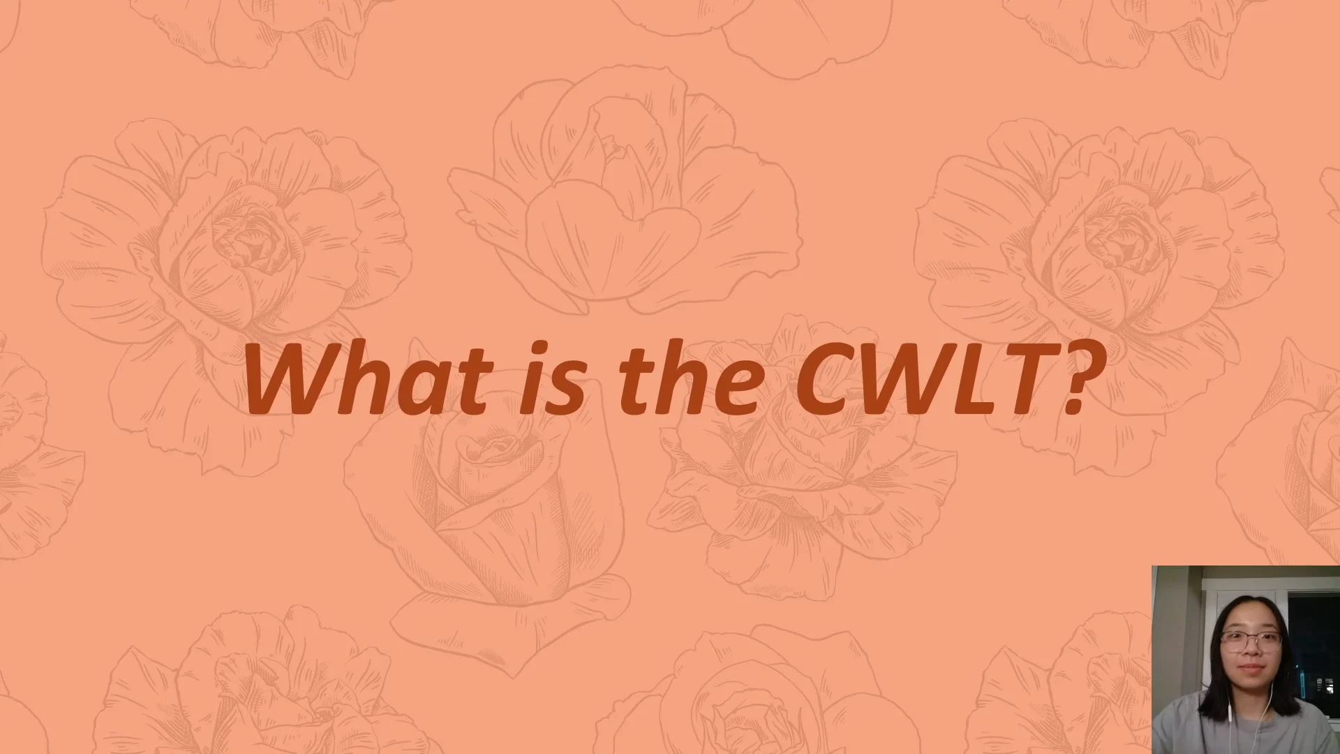 Christine Young, CWLT Introduction
