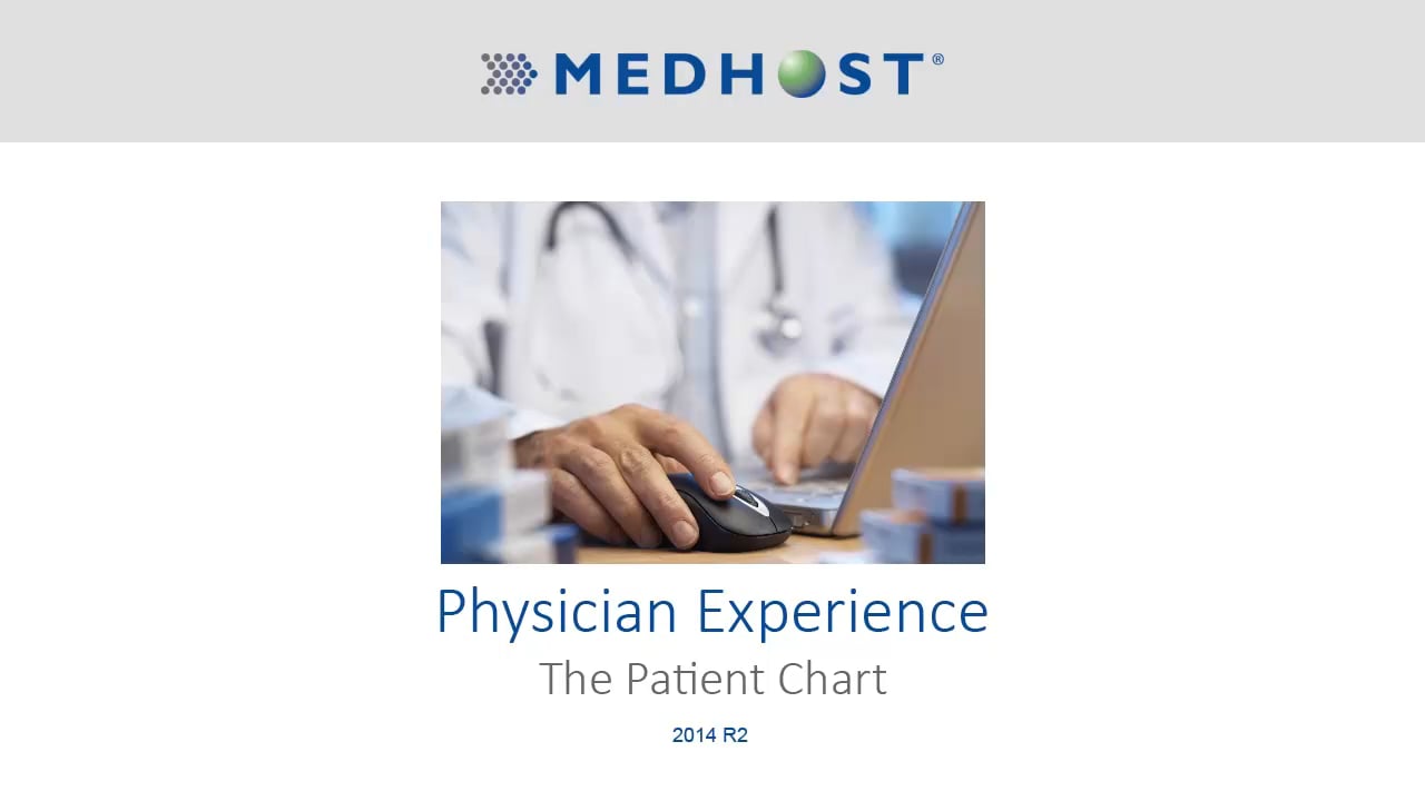 Medhost Clinview The_Patient_Chart_1280 on Vimeo