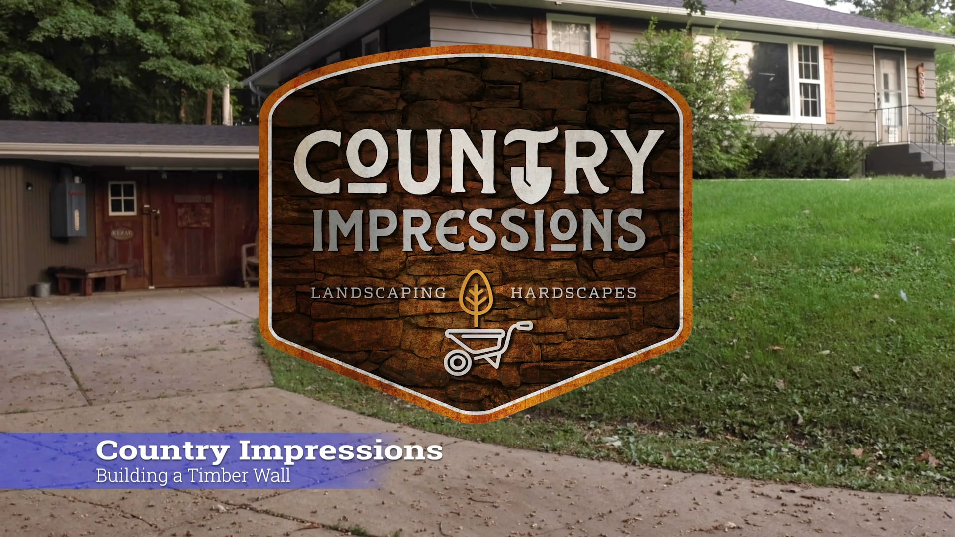 Timber Retaining Wall