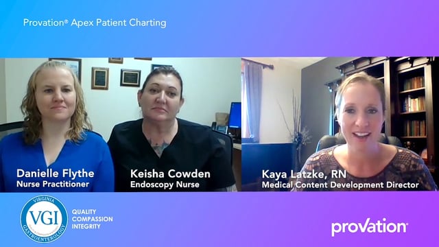 Provation Apex Patient Charting Nurse Testimonial Video