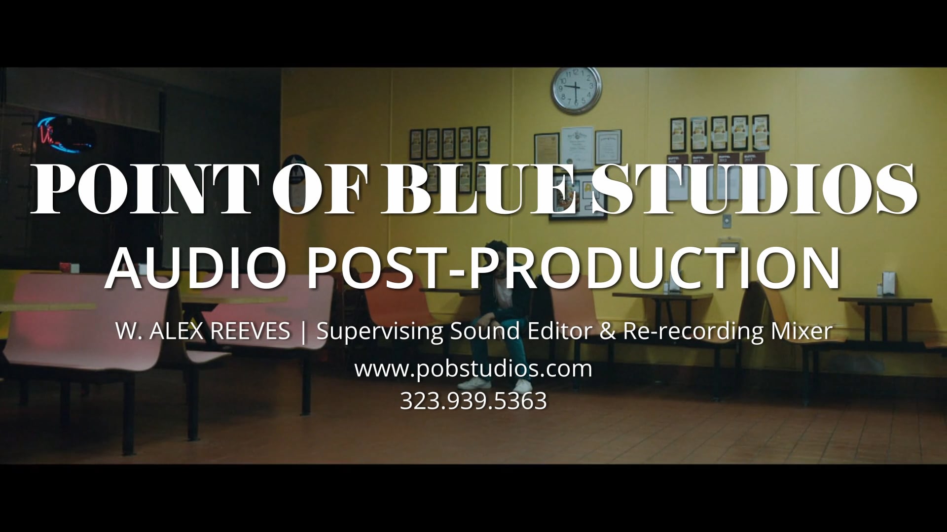 Point of Blue Studios - Post Sound Reel