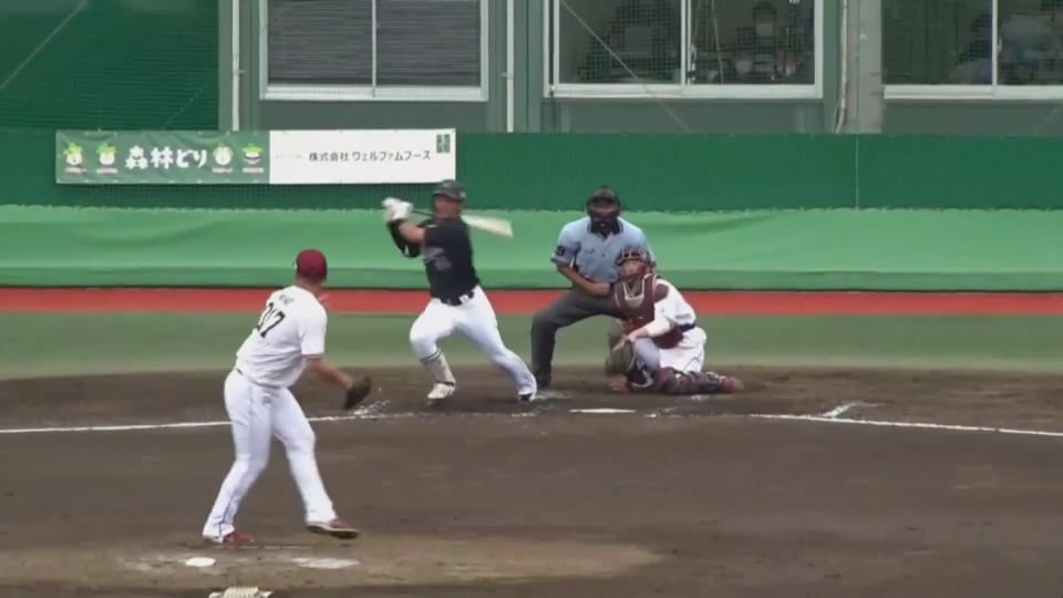 【ファーム】マリーンズ・福田光がライト前先制タイムリーヒットを放つ!! 2020/9/10 E-M(ファーム)