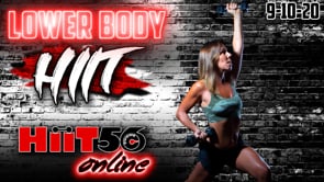 Hiit 56 | Lower Body | with Susie Q | 9/10/20