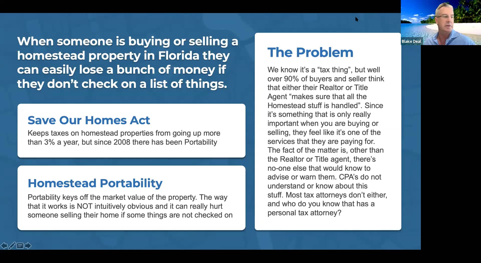 Florida Homestead Check Launch on Vimeo