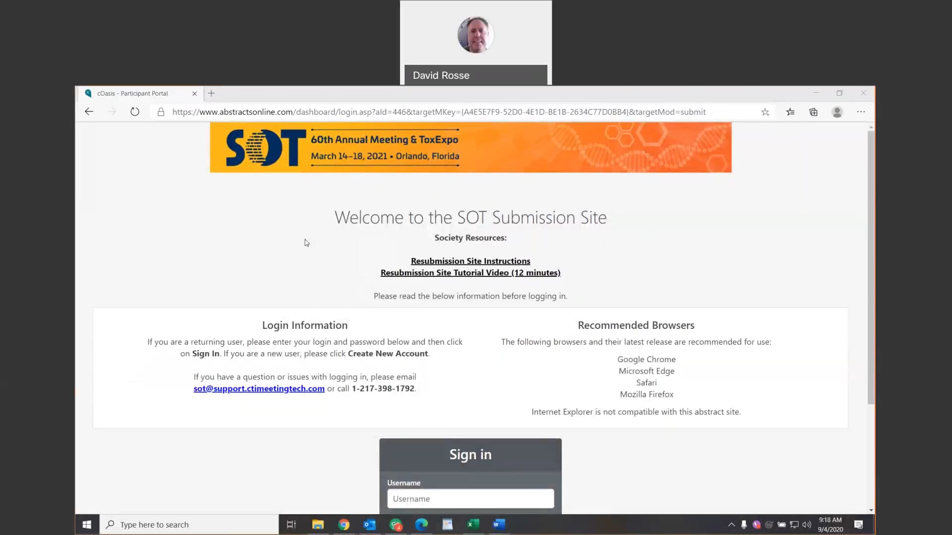 2021 SOT Abstract Submission Abstract Video Instructions on Vimeo