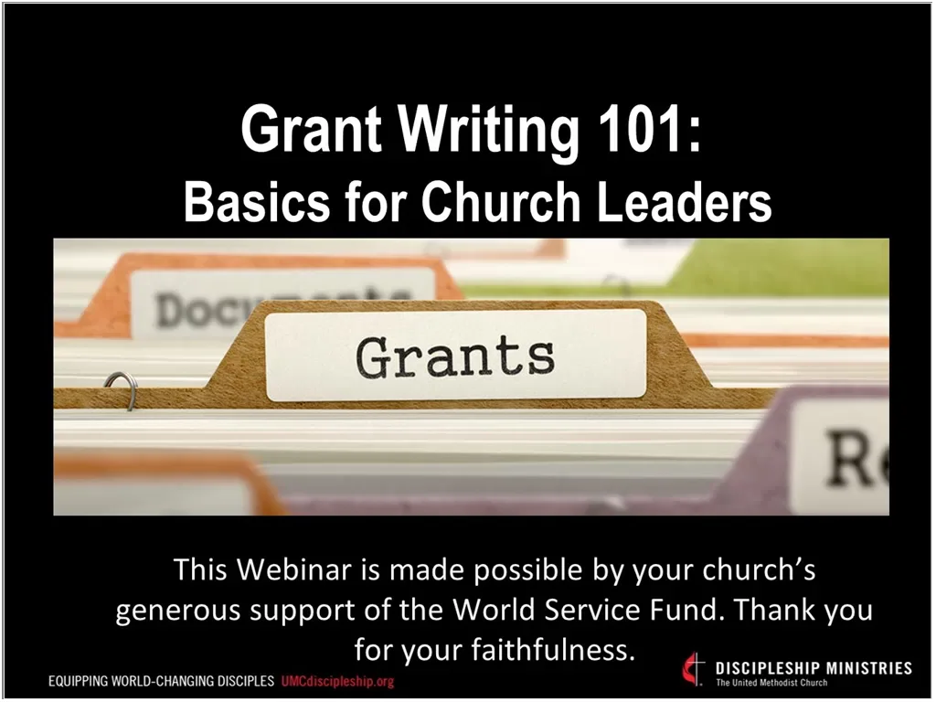 Discipleship Ministries | Grant-Writing 101: The Basics for Church…