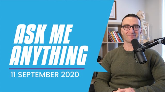 Ask Me Anything 11 Sept 2020 on Vimeo