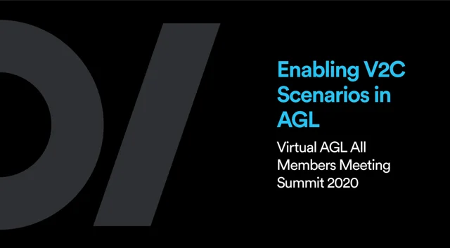 Enabling V2C Scenarios in AGL Mikhail Zaytsev and Dmitry Oshmarin