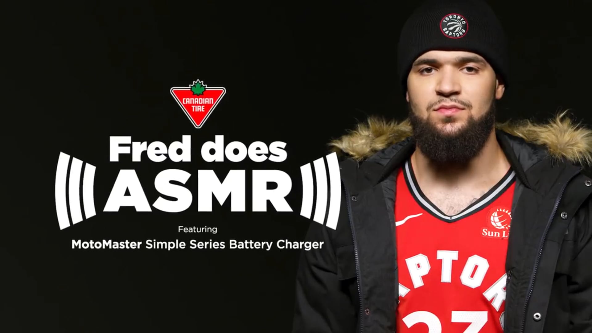 Fred Does ASMR 2 – Raptors x Canadian Tire Tested