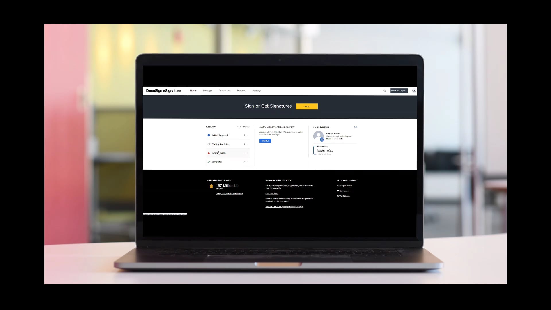 DocuSign Navigation - Getting Started on Vimeo