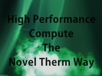 High Performance Compute the Novel Therm Way
