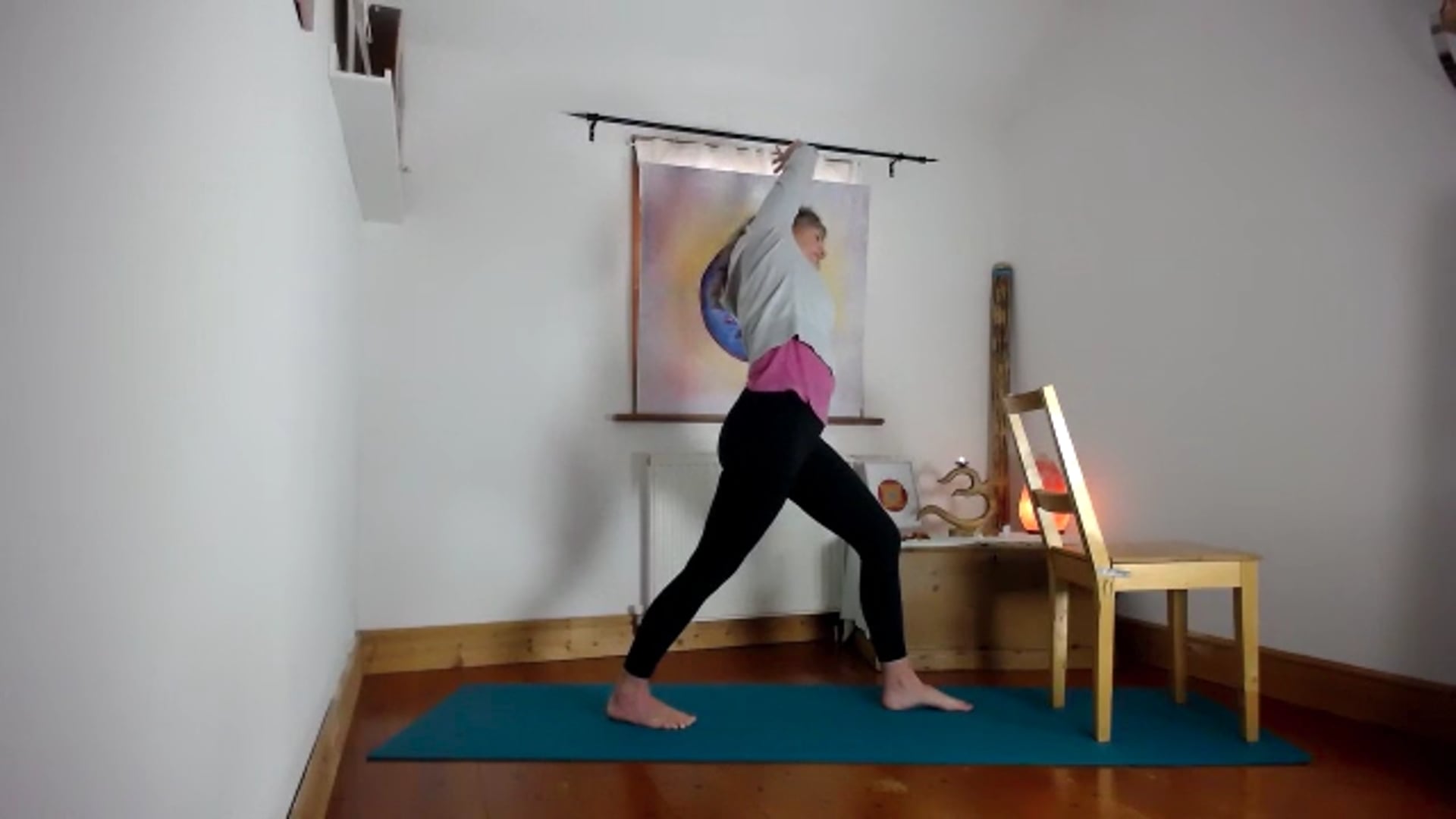 Gentle practice Embodying the quality of Ahimsa, pouring love into our practice. With prana flow .