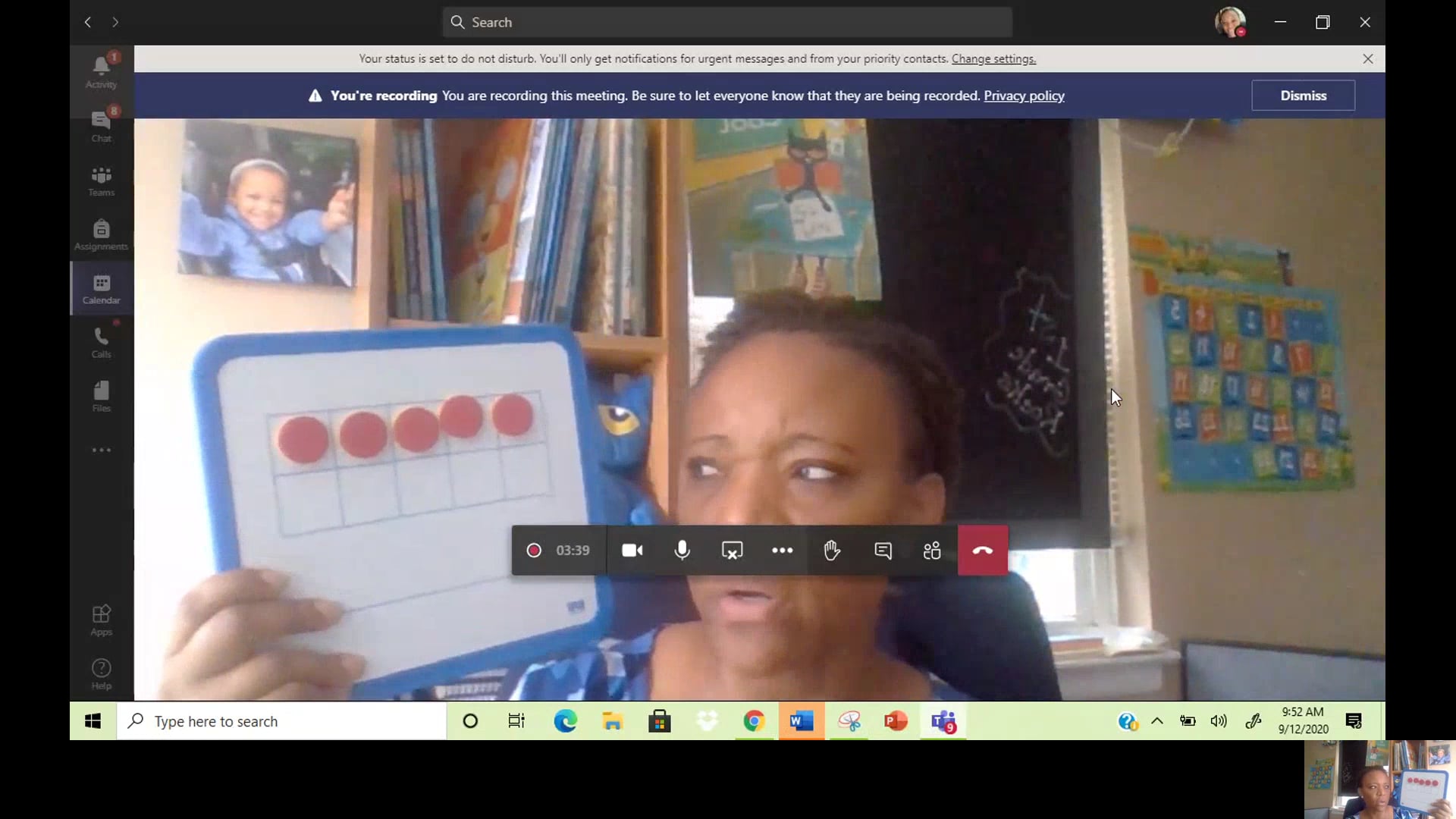 9-14-2020 Math Lesson- Counting On Part 1 on Vimeo