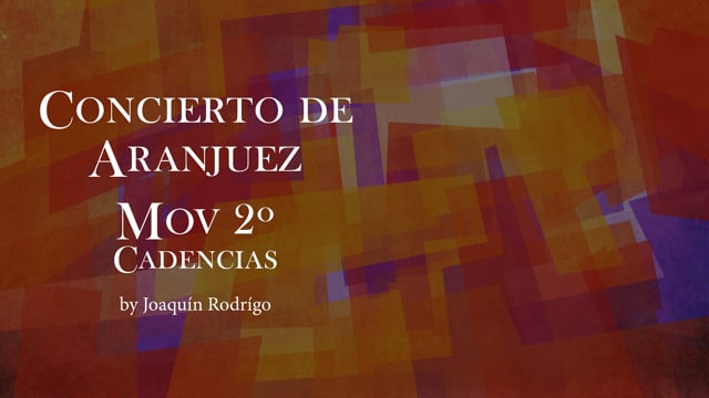 II. Adagio Cadencias