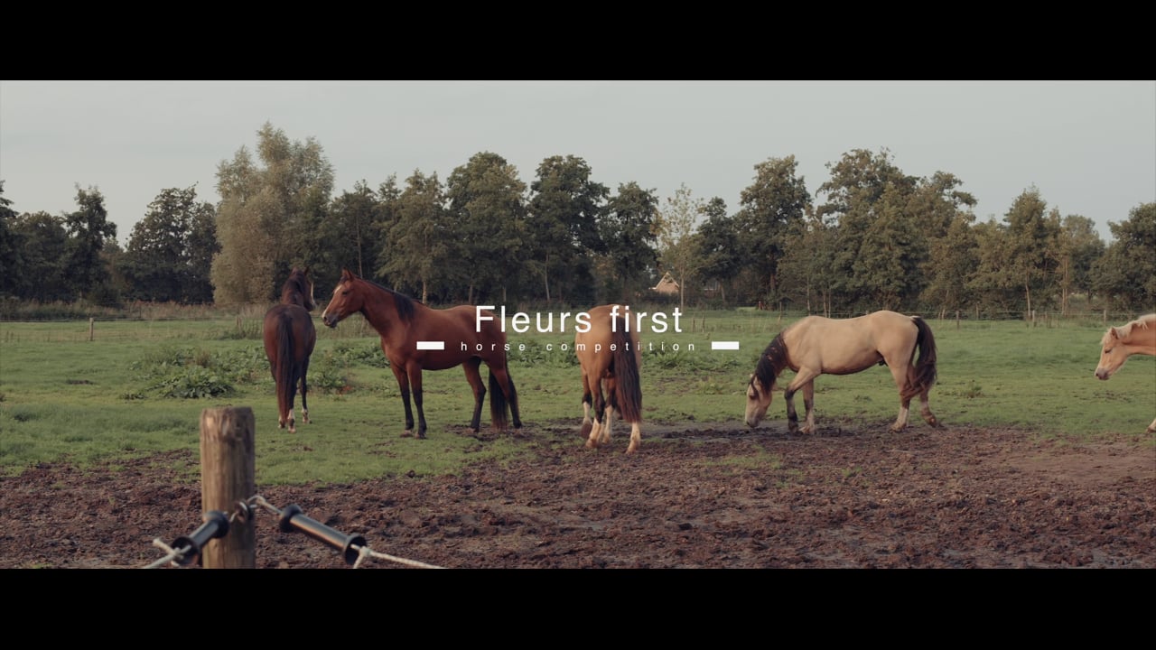 Fleurs first horse competition