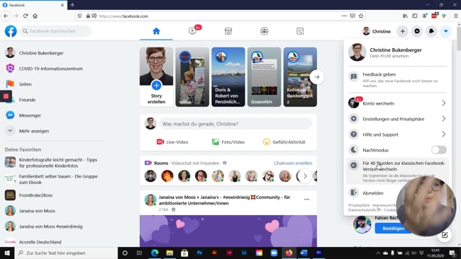 Facebook neues Design