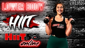 Hiit 56 | Lower Body | with Gi Gi | 9/14/20