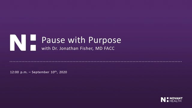 Pause with Purpose on Vimeo