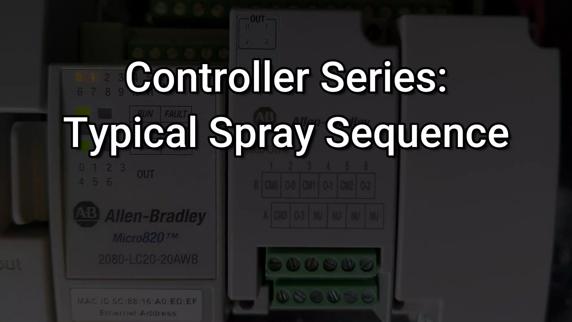 Controller Series - Typical Spray Sequence on Vimeo