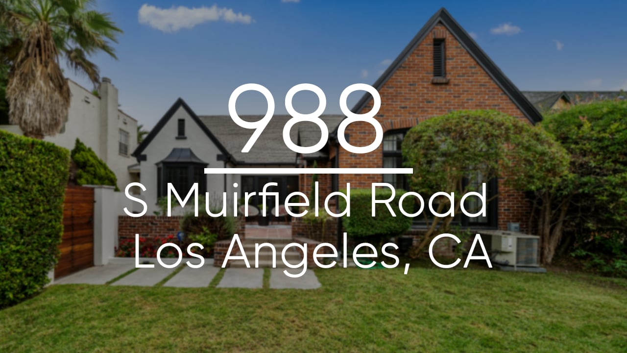 988 S Muirfield Road Los Angeles (Branded) on Vimeo