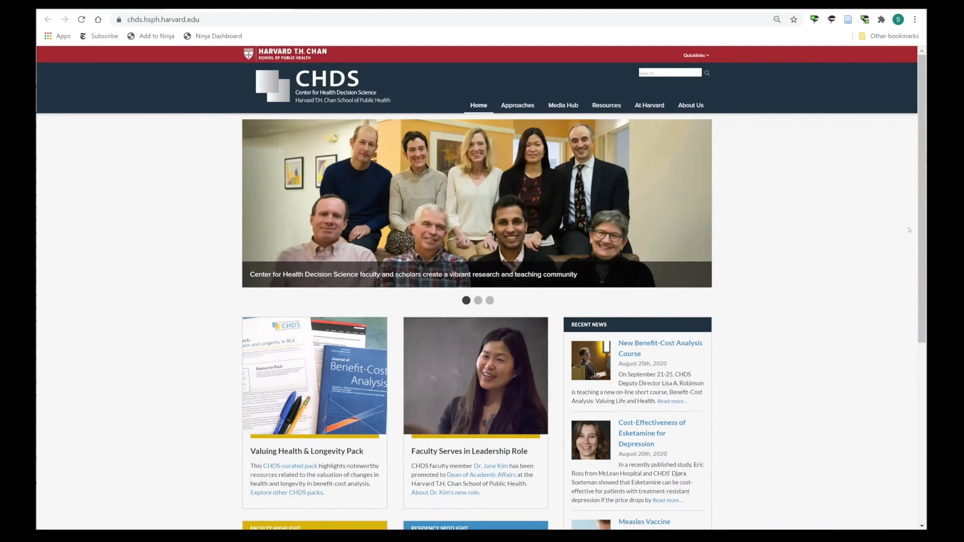 Overview of CHDS Website on Vimeo