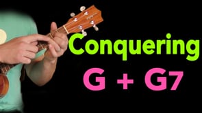 Ukulele Chord Transitions + Shortcuts | G + G7