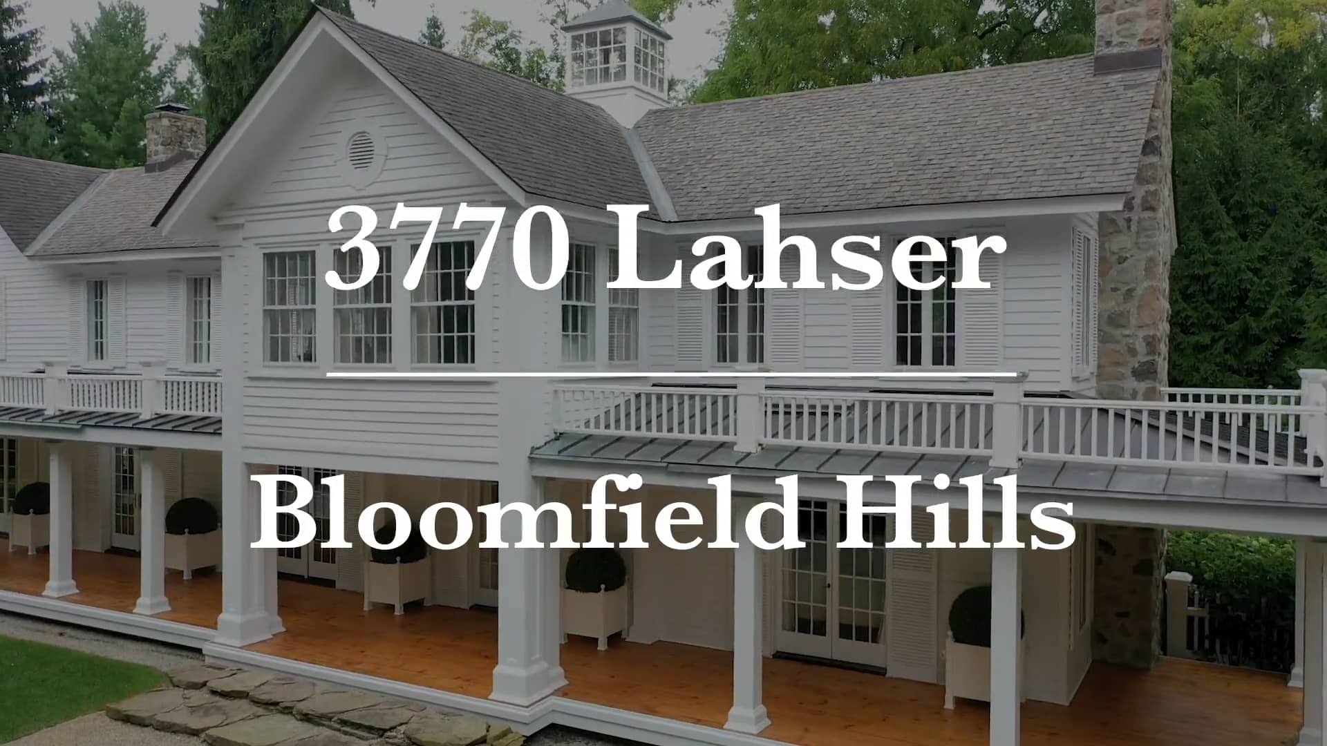 3770 Lahser Road, Bloomfield Hills, Michigan, 48302 on Vimeo