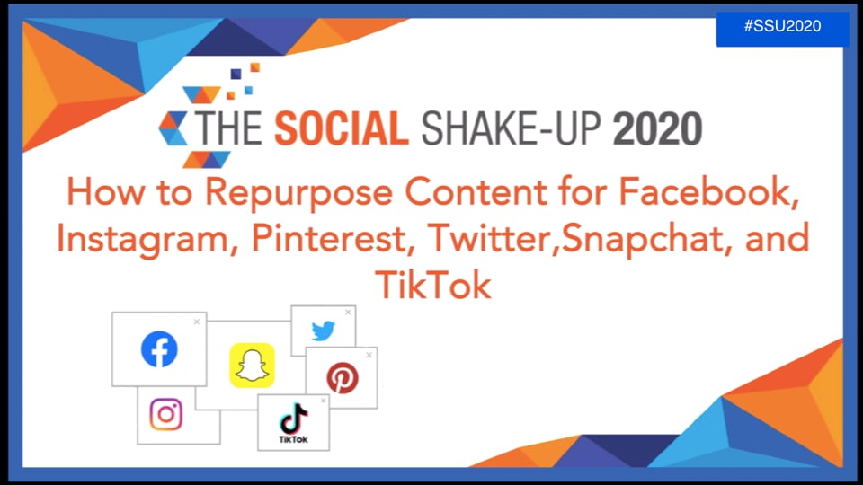 How to Repurpose Content for Facebook, Instagram, Pinterest, Twitter, Snapchat & TikTok