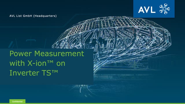 Power measurement with X-ion™ on Inverter TS™ - Mobex